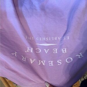 Lavender rosemary beach comfort color sweatshirt